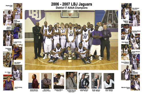 2007 Basketball Team Poster