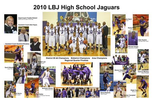 2010 Basketball Team Poster