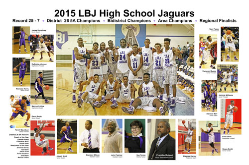 2015 Basketball Team Poster